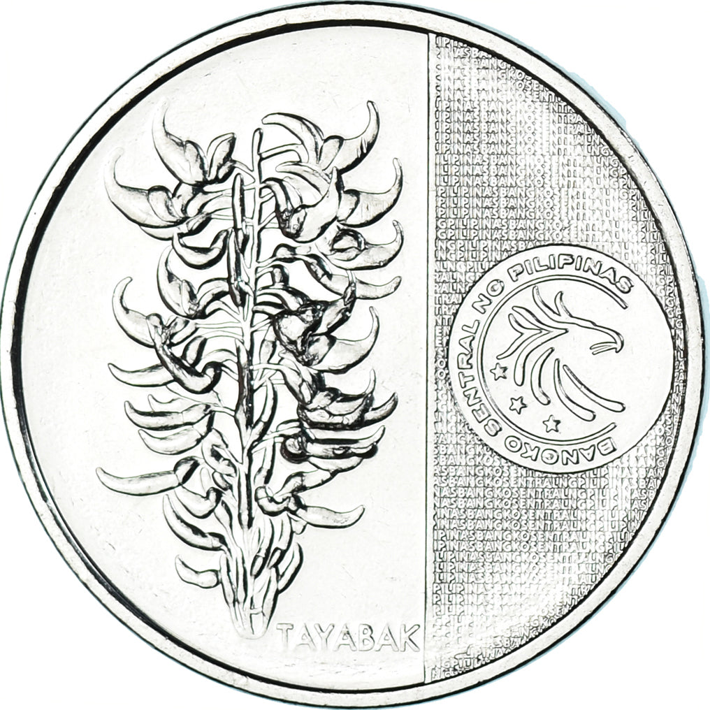 Munten, Fillipijnen, 5 Piso, 2017, Round, UNC-, Nickel plated steel, KM:302