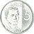 Moneda, Filipinas, 5 Piso, 2017, Round, SC, Níquel chapado en acero, KM:302