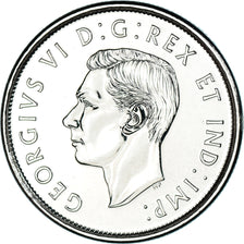 Coin, Canada, Georges VI., 50 Cents, 2021, MS(63), Nickel plated steel, KM:New