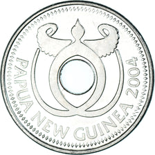 Moeda, Papua-Nova Guiné, Kina, 2004, MS(63), Aço Niquelado, KM:6a