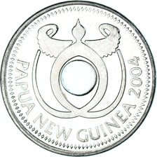 Coin, Papua New Guinea, Kina, 2004, MS(63), Nickel plated steel, KM:6a