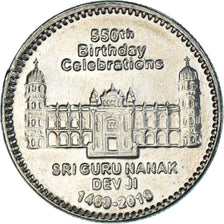 Coin, Pakistan, 550 Roupies, 2019, Guru Nanak Dev Ji, MS(63), Cupronickel, KM:82