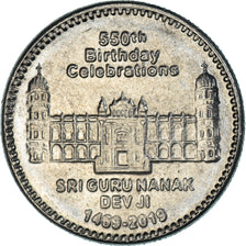 Coin, Pakistan, 550 Roupies, 2019, Guru Nanak Dev Ji, MS(63), Cupronickel, KM:82