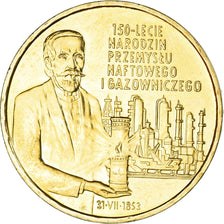 Coin, Poland, 2 Zlote, 2003, Petroleum and Gas Industry 150th Anniversary