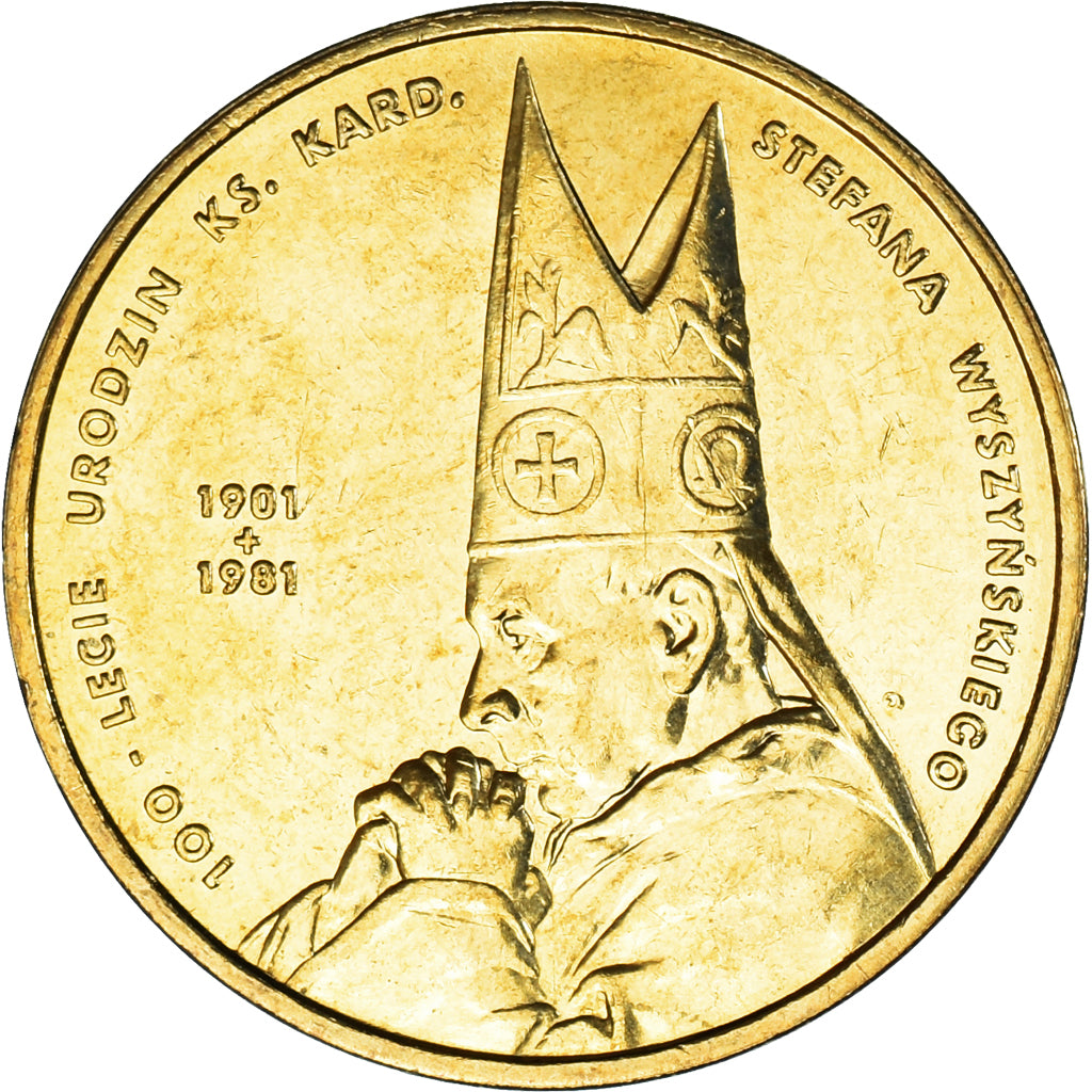 Moneta, Polonia, 2 Zlote, 2001, Warsaw, SPL, Ottone, KM:418