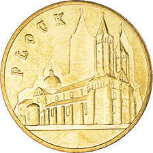 Coin, Poland, 2 Zlote, 2007, Warsaw, Plock, MS(63), Brass, KM:617
