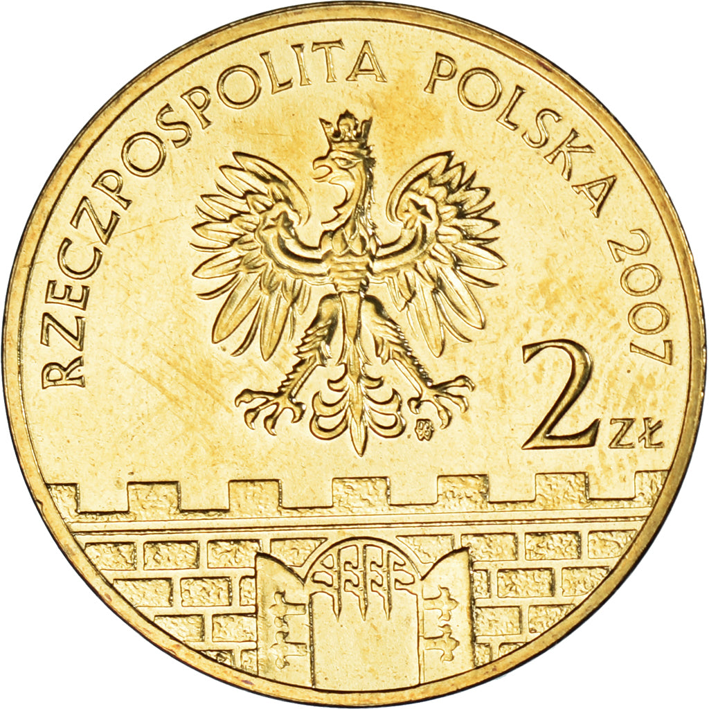 Moneta, Polonia, 2 Zlote, 2007, Warsaw, gorzów wielkopolski, SPL, Ottone