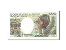 Banknote, Cameroon, 10,000 Francs, 1983, Undated, KM:20, EF(40-45)