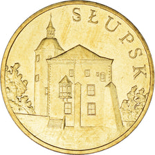 Monnaie, Pologne, 2 Zlote, 2007, Warsaw, SLUPSK, SPL, Laiton, KM:620