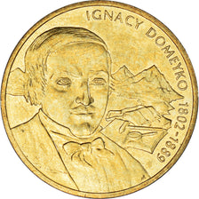 Coin, Poland, 2 Zlote, 2007, Warsaw, Ignacy Domeyko, MS(63), Brass, KM:590