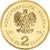 Coin, Poland, 2 Zlote, 2008, Warsaw, Zbigniew Herbert, MS(63), Brass, KM:634