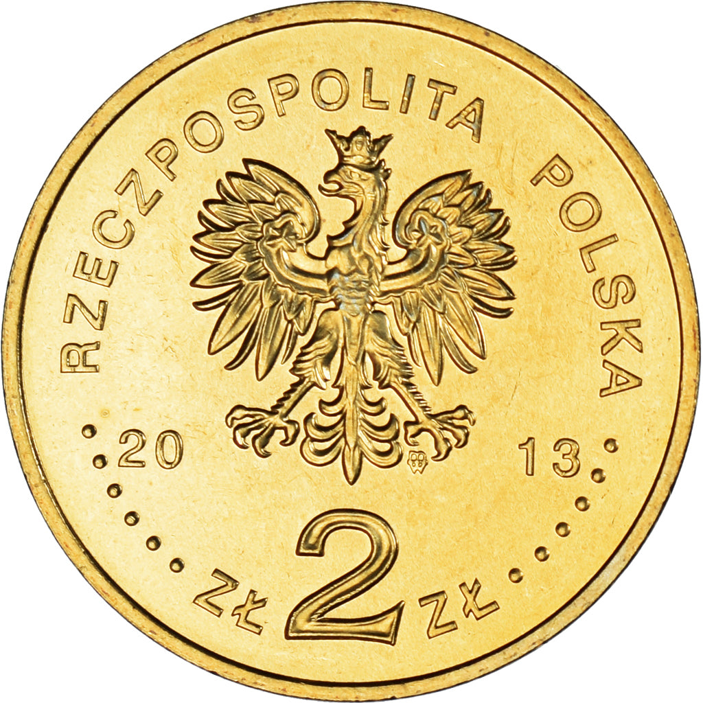 Moneta, Polonia, 2 Zlotych, 2013, Warsaw, Witold Lutoslawski, SPL