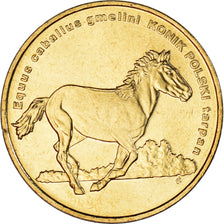 Coin, Poland, 2 Zlote, 2014, Warsaw, Cheval., MS(63), Cupro-Aluminium, KM:896