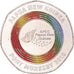 Coin, Papua New Guinea, 50 Toea, 2018, Port Moresby colorisée, MS(63)