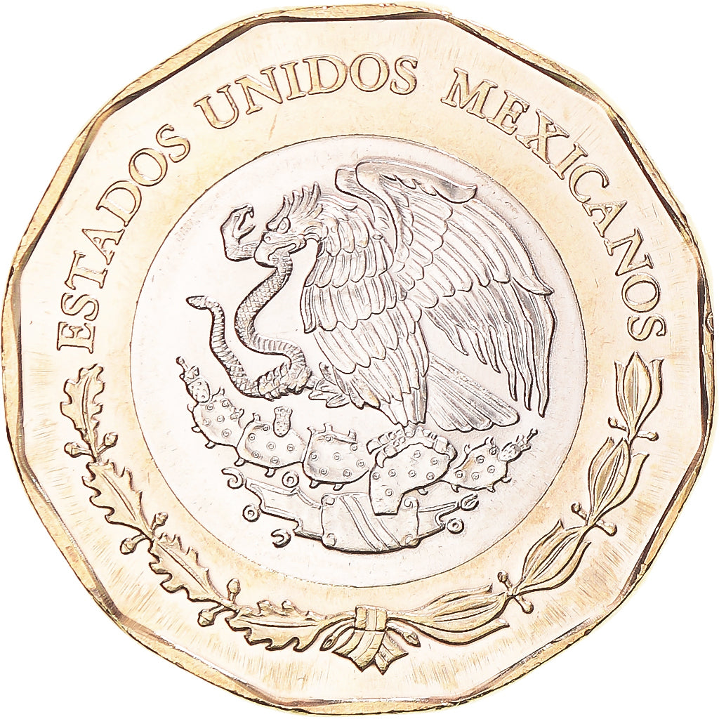 Coin, Mexico, 20 Pesos, 2022, 100th Anniversary of the Arrival of the Mennonites