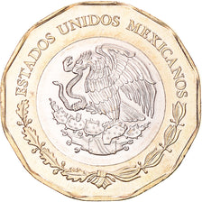 Moneta, Mexico, 20 Pesos, 2022, 100th Anniversary of the Arrival of the