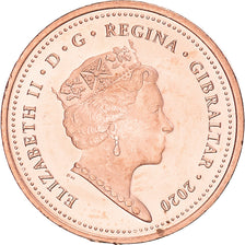 Coin, Gibraltar, Penny, 2020, Pobjoy Mint, Commonwealth Park, MS(63), Acier