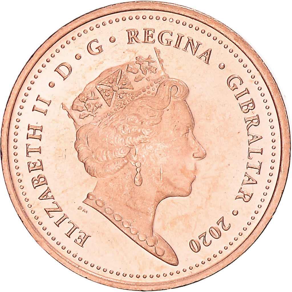 Coin, Gibraltar, Penny, 2020, Pobjoy Mint, Commonwealth Park, MS(63), Acier