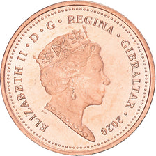 Coin, Gibraltar, Penny, 2020, Pobjoy Mint, Commonwealth Park, MS(63), Acier