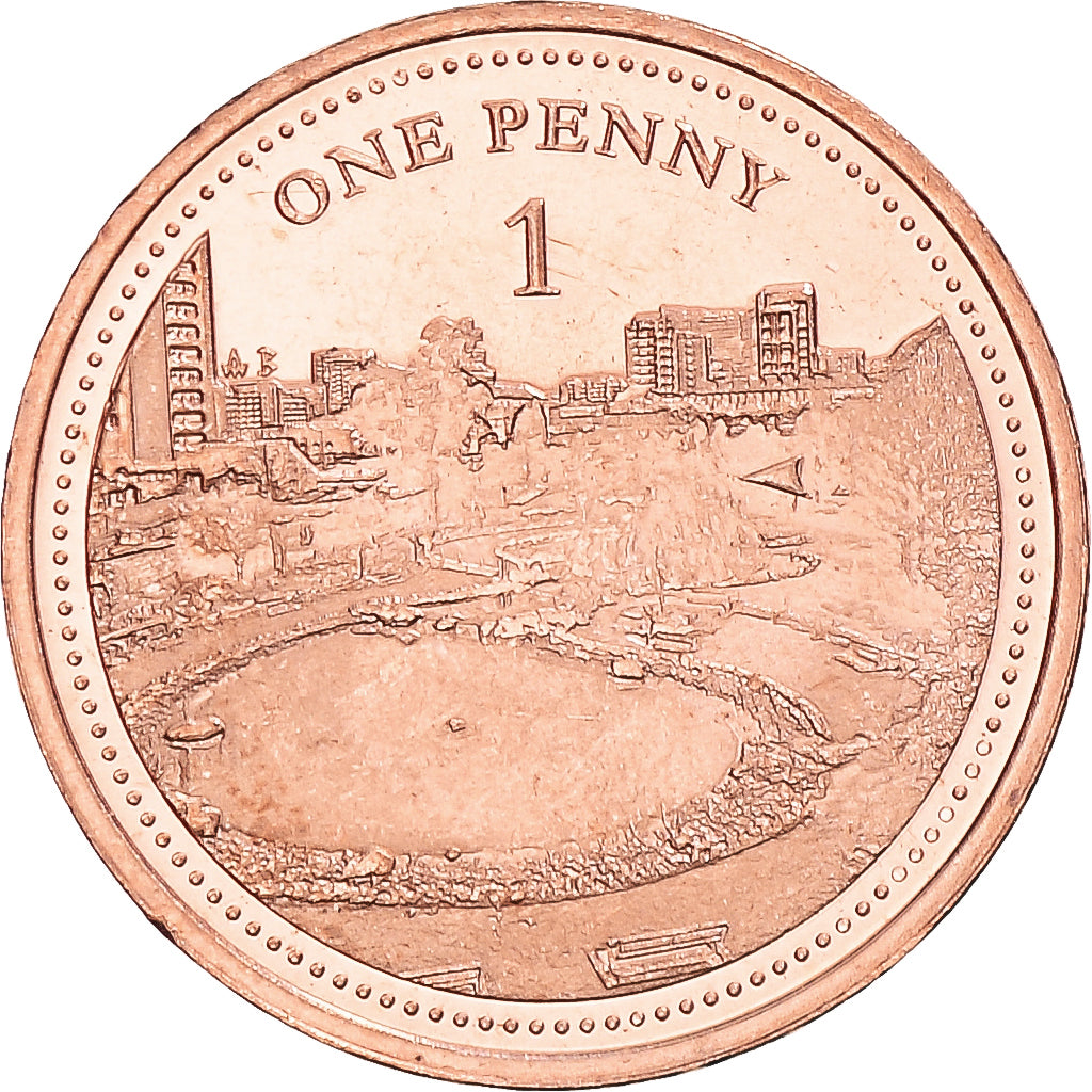 Coin, Gibraltar, Penny, 2020, Pobjoy Mint, Commonwealth Park, MS(63), Acier