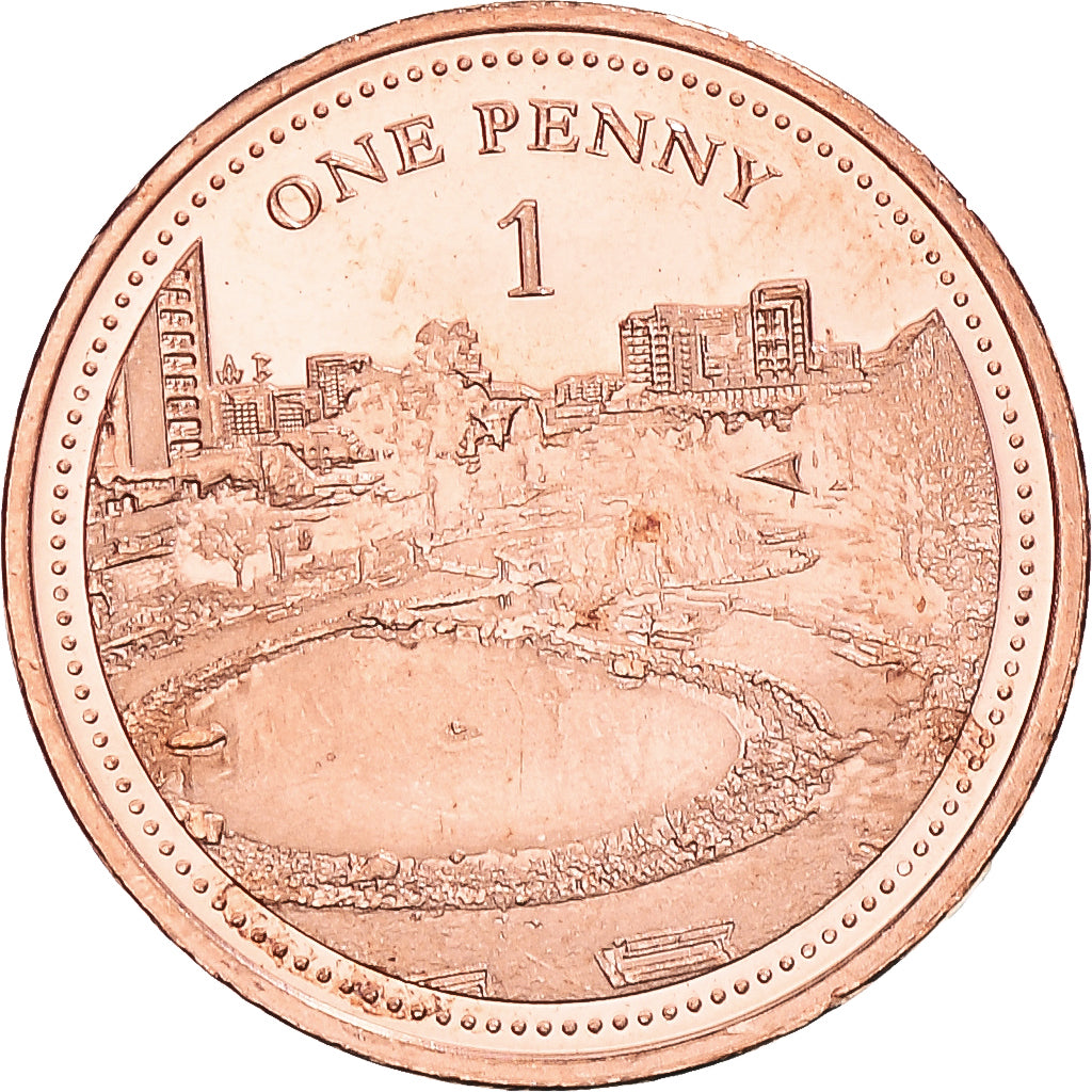 Coin, Gibraltar, Penny, 2020, Pobjoy Mint, Commonwealth Park, MS(63), Acier