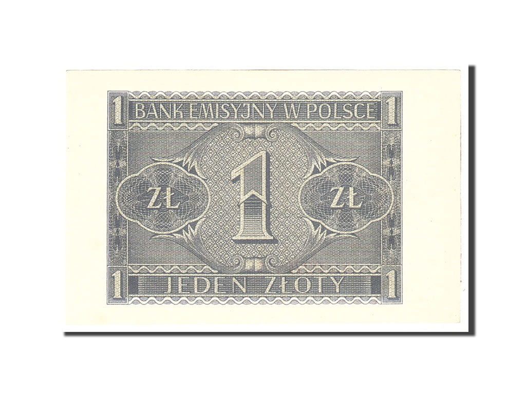 Poland, 1 Zloty, 1941, 1941-08-01, KM:99, UNC(63)
