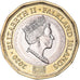 Coin, Falkland Islands, Pound, 2020, Elizabeth II, MS(63), Bi-Metallic