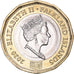 Coin, Falkland Islands, Pound, 2020, Elizabeth II, MS(63), Bi-Metallic