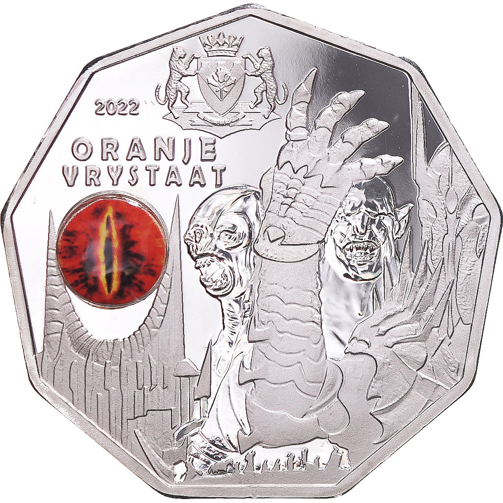Moneta, Sudafrica, 500 Rand, 2022, Orange free state.BE.Colorized, FDC, Silver