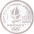 Coin, France, 100 Francs, 1990, JO d' Albertville 1992, Slalom,BE, MS(65-70)