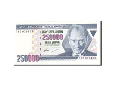 Banknote, Turkey, 250,000 Lira, 1998, Undated, KM:211, UNC(65-70)