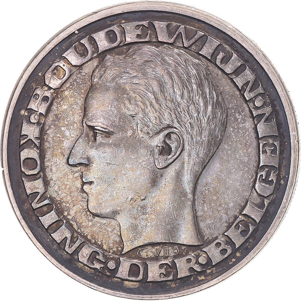 Moneta, Belgio, 50 Francs, 50 Frank, 1958, SPL-, Argento, KM:151.1