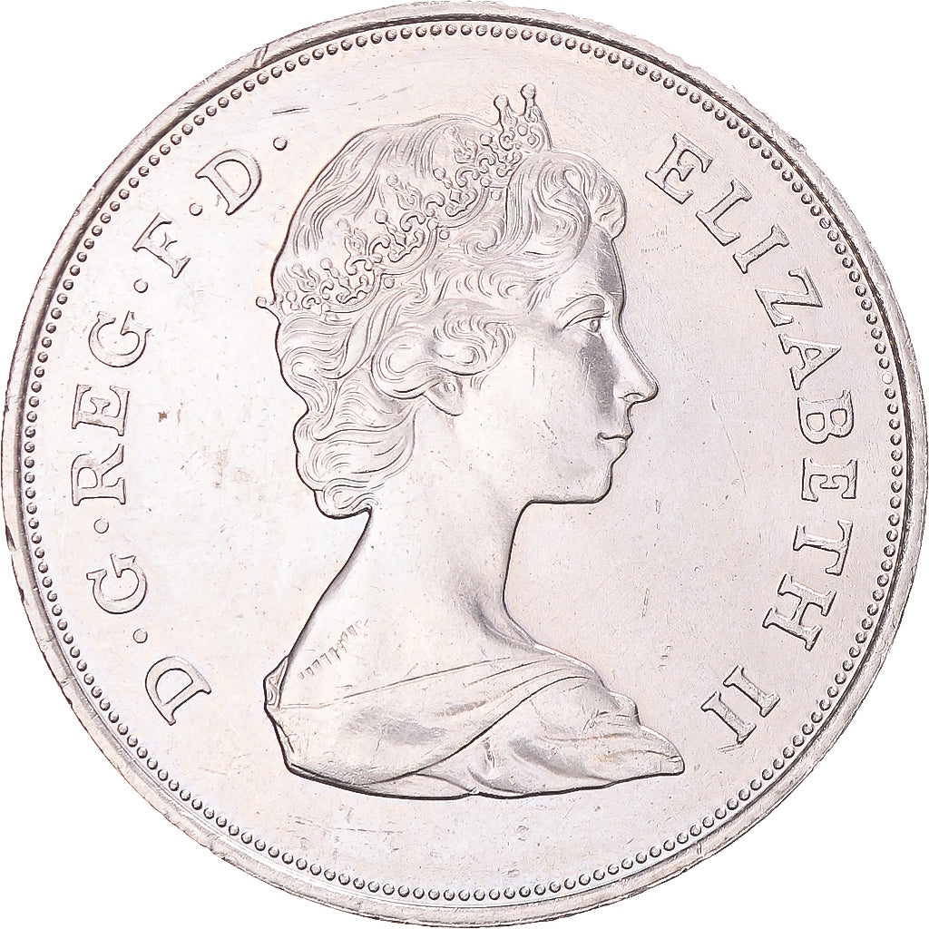 Coin, Great Britain, Elizabeth II, 25 New Pence, 1980, MS(60-62), Copper-nickel
