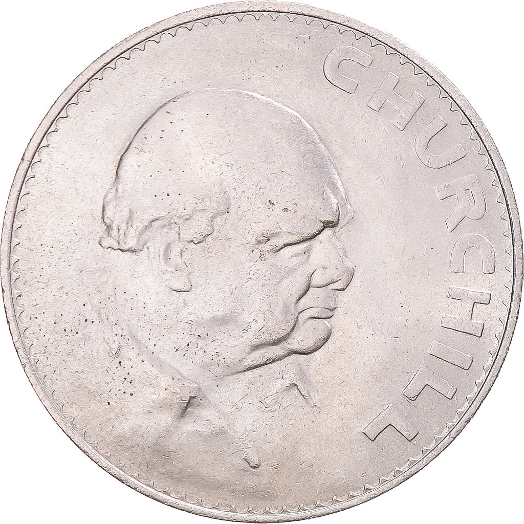 Moneta, Wielka Brytania, Elizabeth II, Crown, 1965, AU(50-53), Miedź-Nikiel