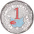 Coin, East Caribbean States, Dollar, 2015, 50 ans   Banque Centrale, Colorisée