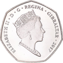 Monnaie, Gibraltar, 50 Pence, 2017, Pobjoy Mint, 1967 Referendum Anniversary