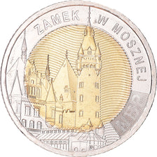 Coin, Poland, 5 Zlotych, 2022, Moszna Castle, MS(63), Bi-Metallic