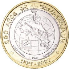 Coin, Costa Rica, 500 Colones, 2021, Bicentenary of Independence, MS(63)