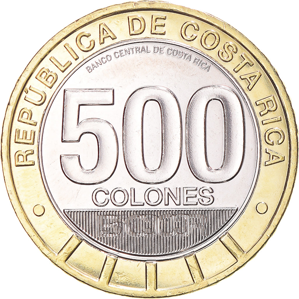 Coin, Costa Rica, 500 Colones, 2021, Bicentenary of Independence, MS(63)