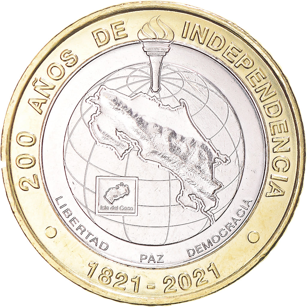 Monnaie, Costa Rica, 500 Colones, 2021, Bicentenary of Independence, SPL