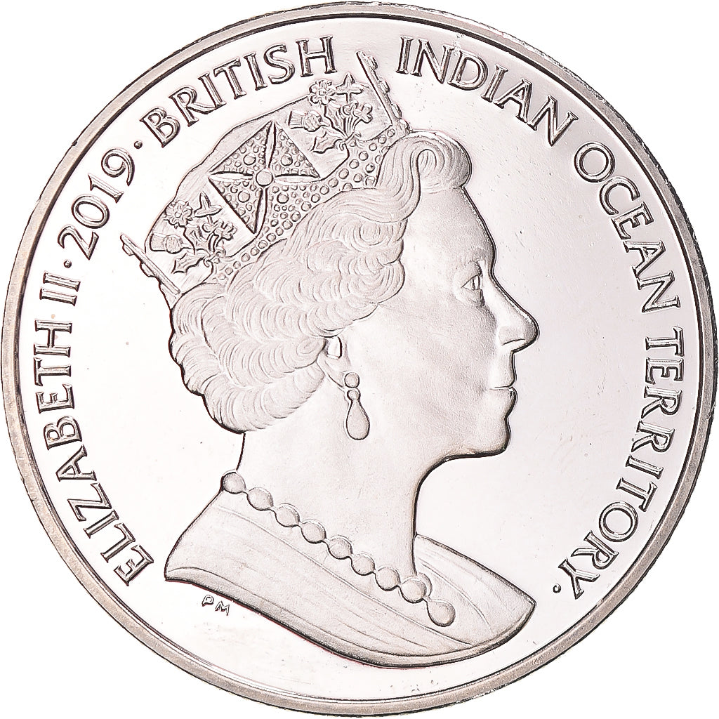 Münze, British Indian Ocean, 2 Pounds, 2019, Oiseaux - Fou à pieds rouges
