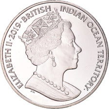 Münze, British Indian Ocean, 2 Pounds, 2019, Oiseaux - Fou à pieds rouges