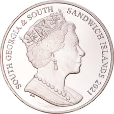 Moneta, Georgia del Sud e Isole Sandwich Meridionali, 2 Pounds, 2021, Pobjoy