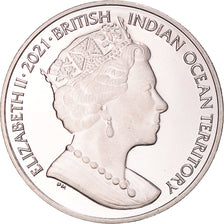 Coin, British Indian Ocean, 2 Pounds, 2021, Poisson perroquet, MS(63)