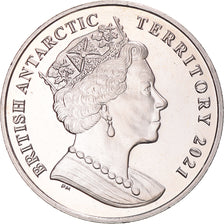 Coin, British Antarctic Territory, 2 Pounds, 2021, Pobjoy Mint, plunderfish