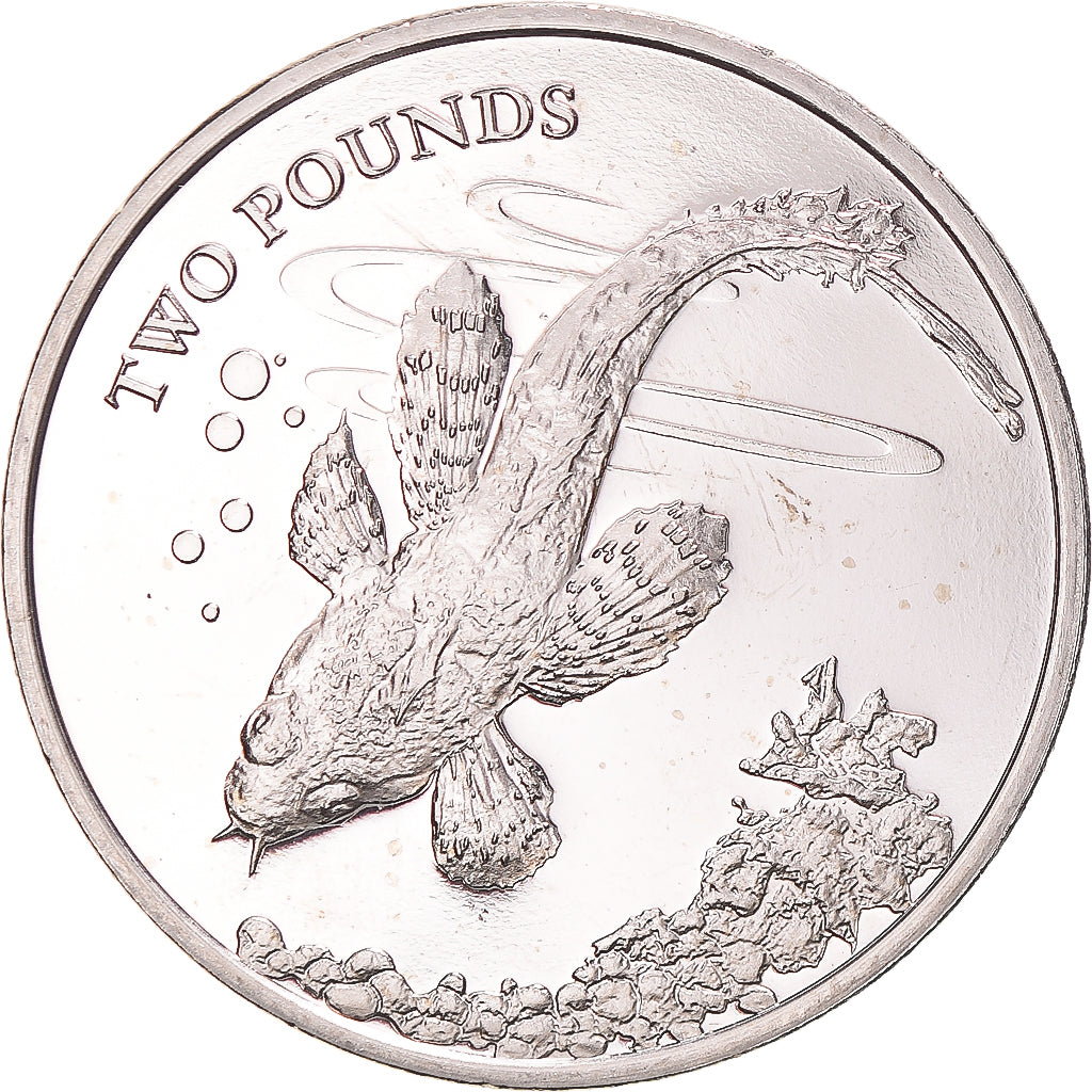 Coin, British Antarctic Territory, 2 Pounds, 2021, Pobjoy Mint, plunderfish