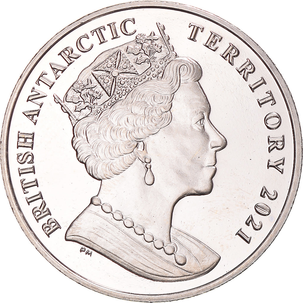 Münze, British Antarctic Territory, 2 Pounds, 2021, Pobjoy Mint, plunderfish