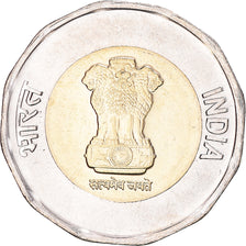 Coin, India, 20 Rupees, 2021, MS(63), Bimetallic, KM:515