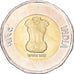 Coin, India, 20 Rupees, 2021, MS(63), Bimetallic, KM:515