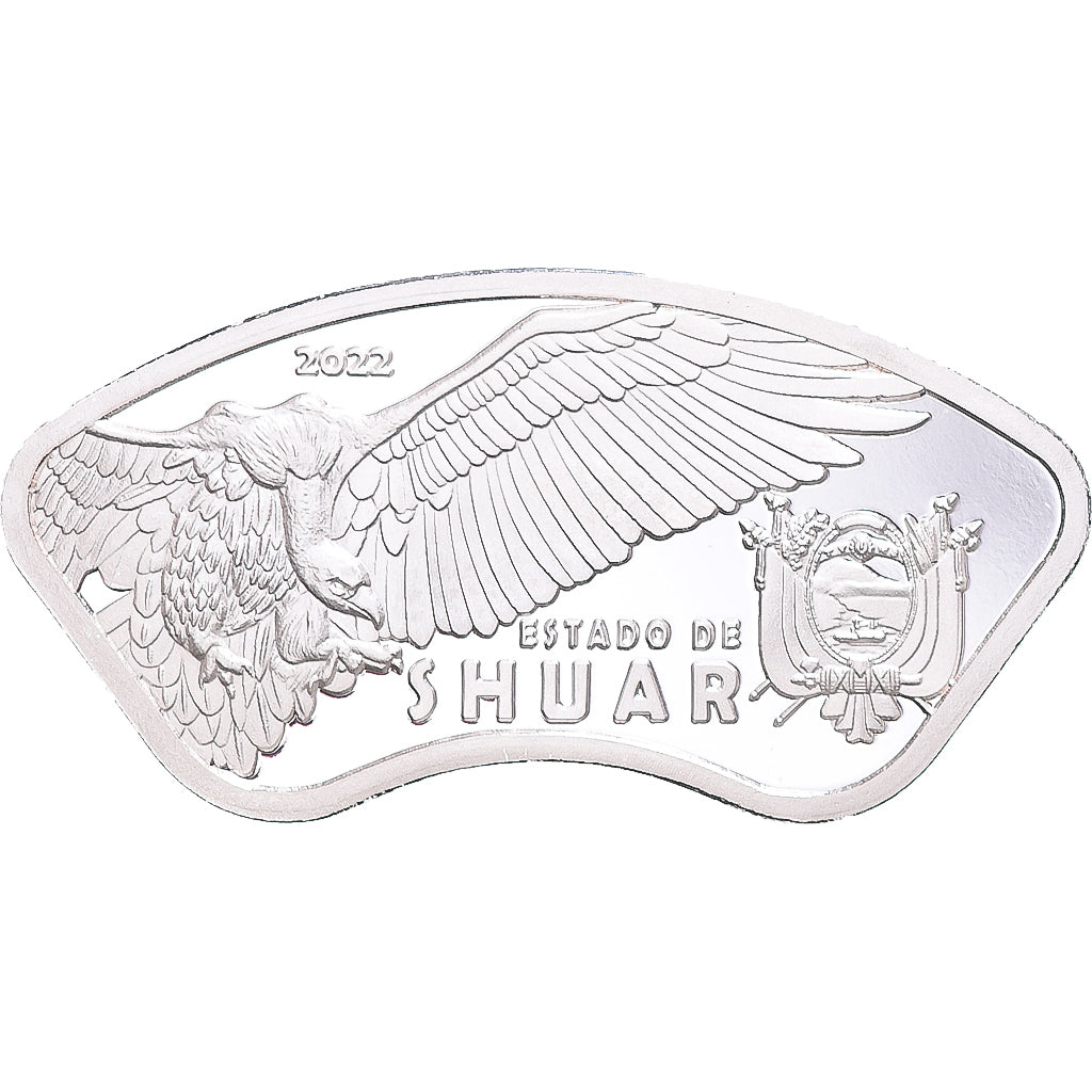 Coin, Ecuador, 500 Sucres, 2022, Shuar, MS(63), Silver plated copper-nickel